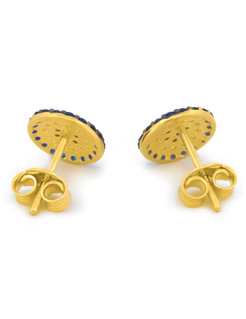 Aretes Ojito Turco Para Dama Oro Sólido 14k