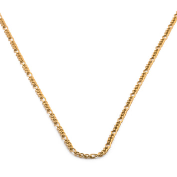Cadena Estilo Cartier Oro 10k Sólido 35 cm