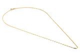 Cadena Plaquita En Oro Sólido 10K 45 cm