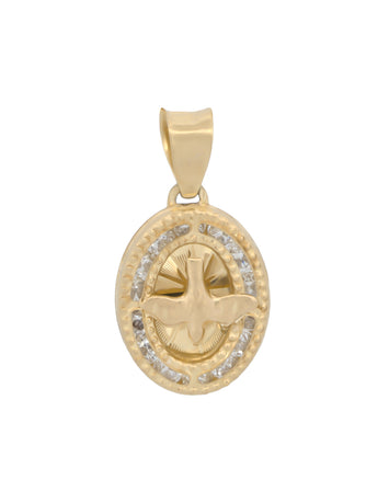 Dije Espititu Santo Chico Bebe 1.1 Cm Oro sólido 14k
