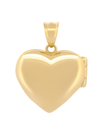 Dije Corazón Relicario Love Oro Sólido 10k