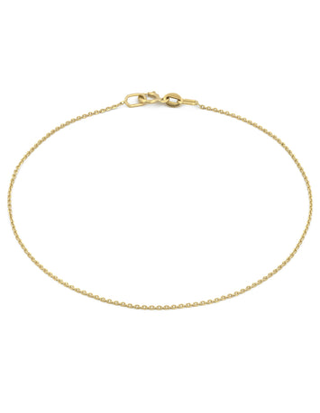 Pulsera Rolo 18 cm Oro Solido 14k