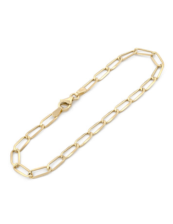 Pulso Semilla 19 cm Unisex Oro Sólido 10k