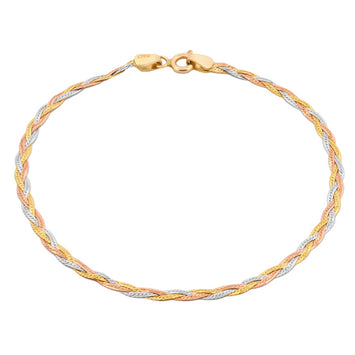 Hermoso 3 Oros Para Dama Oro Sólido 14k