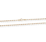 Cadena Gucci Combinada Oro Florentino Sólido 10k 40 cm