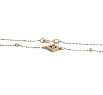 Pulsera Para Dama Rombo 3 Oros Sólido 14k