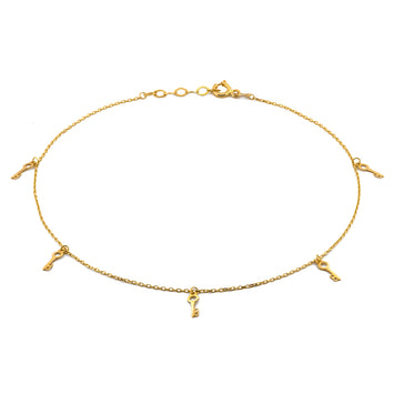 Bonita Pulsera Llaves Oro Solido 14k