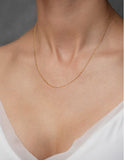 Cadena Estilo Cartier Oro 14k Sólido 50 cm