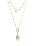 Cadena y Dije Espiritu Santo 1.1 Cm Oro Solido 10k
