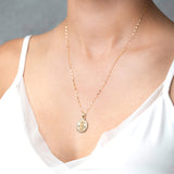 Medalla Dije Virgen De Guadalupe Facetada 1.5 cm Oro Sólido 14k