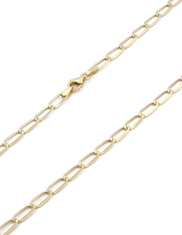 Cadena Semilla 55 cm Unisex Oro Sólido 10k