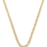 Cadena Tejido Grano 2.5 mm 55 cm Oro Amarillo Sólido 10k
