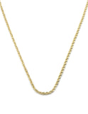 Cadena Torzal 2 mm 60 cm Oro Sólido 14k
