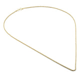 Cadena Torzal 1 mm 40 cm Oro Sólido 14k
