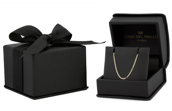 Cadena Torzal 1 mm 55 cm Oro Sólido 14k