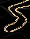 Cadena Tejido Grano 2.5 mm 50 cm Oro Amarillo Sólido 10k