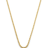 Cadena Torzal 1.5 mm 40 cm Oro Sólido 14k