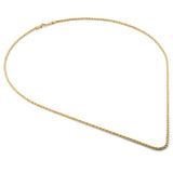 Cadena Torzal 1.5 mm 40 cm Oro Sólido 14k