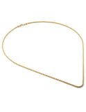 Cadena Torzal 1.5 mm 50 cm Oro Sólido 14k