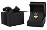Dije Corazón Liso 1.0 cm Oro Sólido 14k
