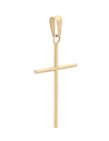 Dije Cruz Tubo 3 cm Oro 10k