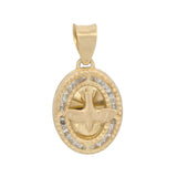 Dije Espititu Santo Chico Bebe 1.1 Cm Oro sólido 14k