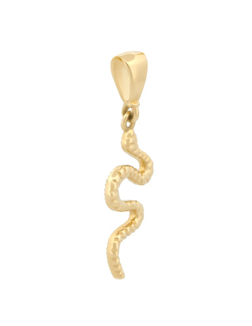 Dije Serpiente Zirconias Oro Sólido 14k