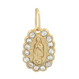 Dije Virgen de Guadalupe 1.2 cm Oro Sólido 10K