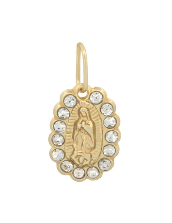 Dije Virgen de Guadalupe 1.2 cm Oro Sólido 10K