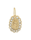 Dije Virgen de Guadalupe 1.2 cm Oro Sólido 10K