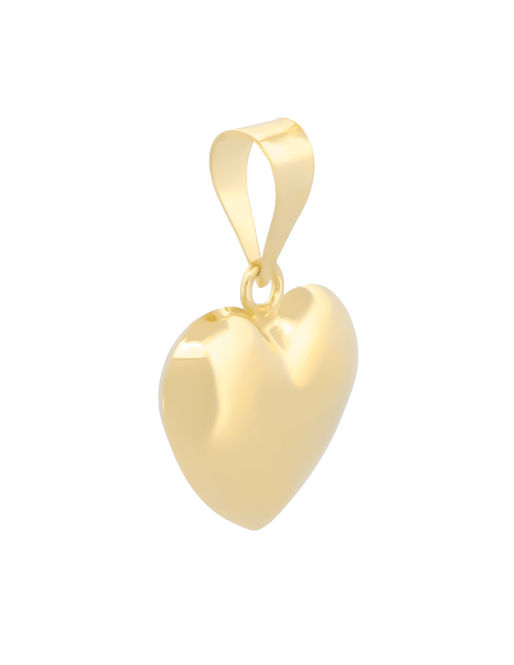 Dije Corazon Mediano Oro Sólido 10k