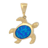 Dije Tortuga Opalo 1.5 cm Oro Sólido 14k