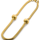 Pulsera Pulso Base 17 cm Oro Sólido 14k