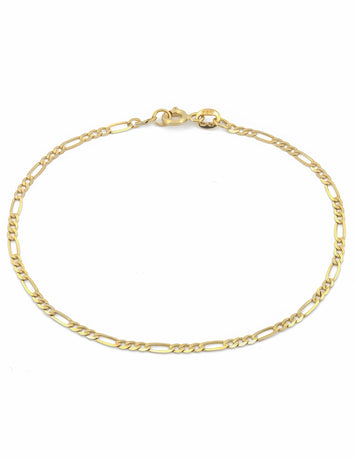 Pulso Figaro 2 mm Oro Sólido 14k
