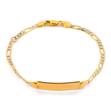 Esclava Bebe Niño Oro Sólido 14k 2.4 Gr