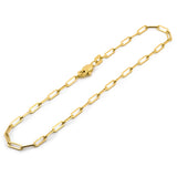 Pulsera Clip 2 mm Oro Solido 14k