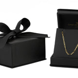 Pulsera Clip 2 mm Oro Solido 14k