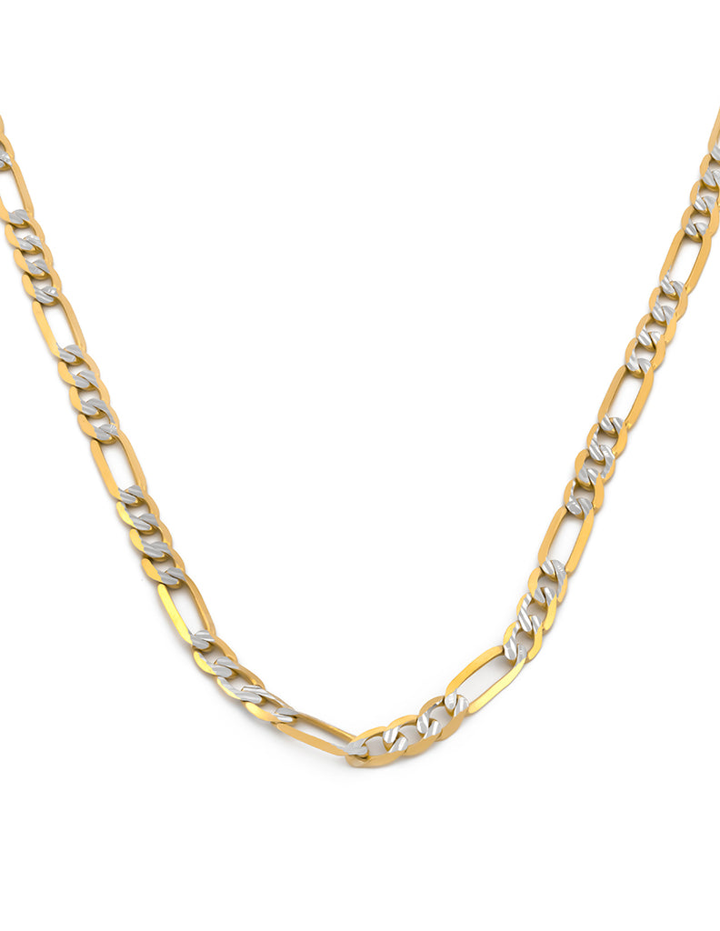Cadena Para Caballero 3mm 65 Cm Oro Sólido 14k