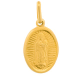 Medalla Dije Virgen De Guadalupe 1.5 cm Oro Sólido 14k