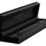 Pulsera Pulso Figaro 21 cm 3 mm Oro Sólido 14k