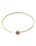 Pulsera Aro Rubí Diamantes Naturales Oro Sólido 18k