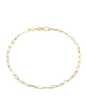 Pulsera Clip 5 por 2 mm Oro Solido 18 cm 10k