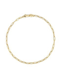 Pulsera Clip 2 por 5 mm 18 cm Oro Solido 10k