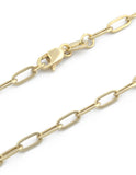 Pulsera Clip 2 por 5 mm 18 cm Oro Solido 10k