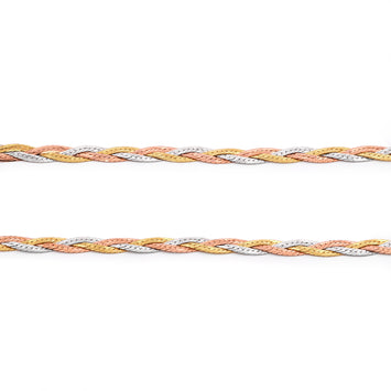 Hermoso 3 Oros Para Dama Oro Sólido 14k