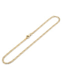 Pulsera Tejido Grano 2.5 mm  21 cm Oro Amarillo Sólido 10k