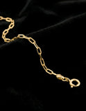 Pulsera Clip 2 por 4 mm 18 cm Oro Solido 10k