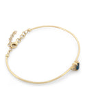 Pulsera Aro Zafiro Diamantes Naturales Oro Sólido 14k
