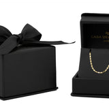 Pulso Espejo 1 mm 18 cm Oro Sólido 14k