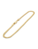 Pulso Tejido Rolos Oro Sólido 14k